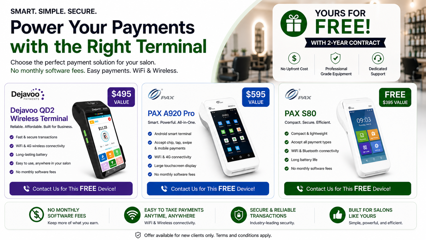 Upgrade your credit card device — power your payments with the right terminal